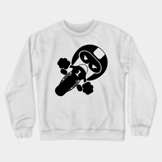Motorcycle racing decal Crewneck Sweatshirt by GetThatCar